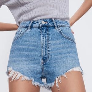 Light Blue Zara Mini Shorts Size 4